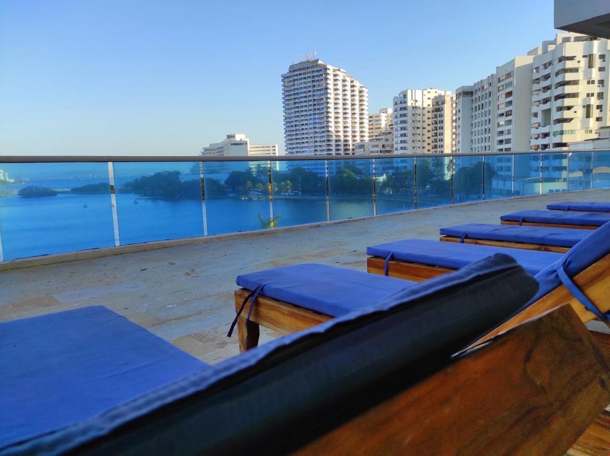 Apartamento De Lujo Con Vista Al Mar - Excelente Ubicacion Cartagena Kültér fotó
