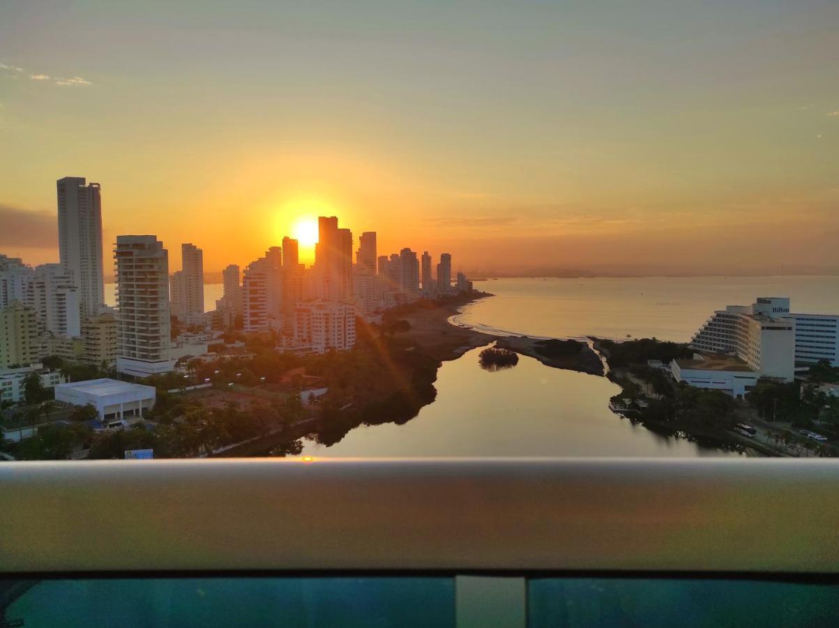 Apartamento De Lujo Con Vista Al Mar - Excelente Ubicacion Cartagena Kültér fotó