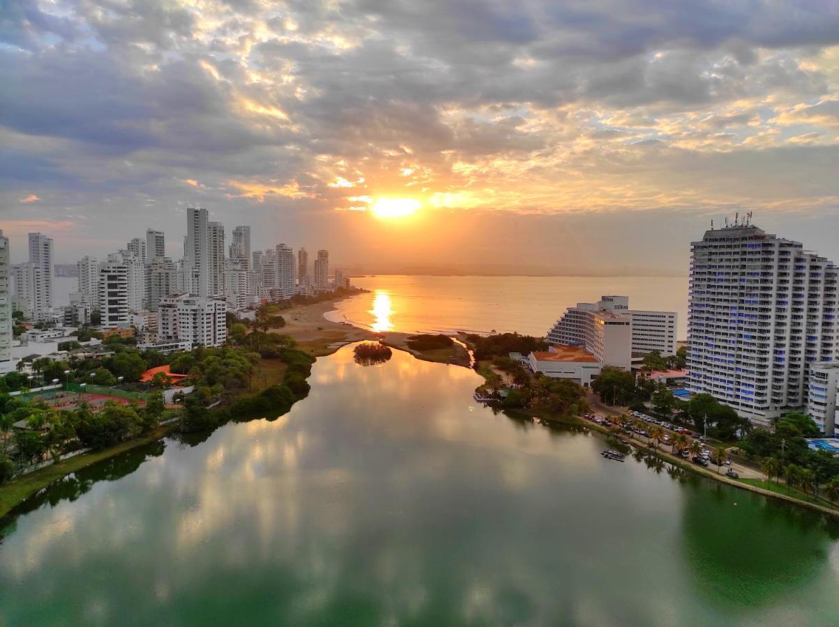 Apartamento De Lujo Con Vista Al Mar - Excelente Ubicacion Cartagena Kültér fotó