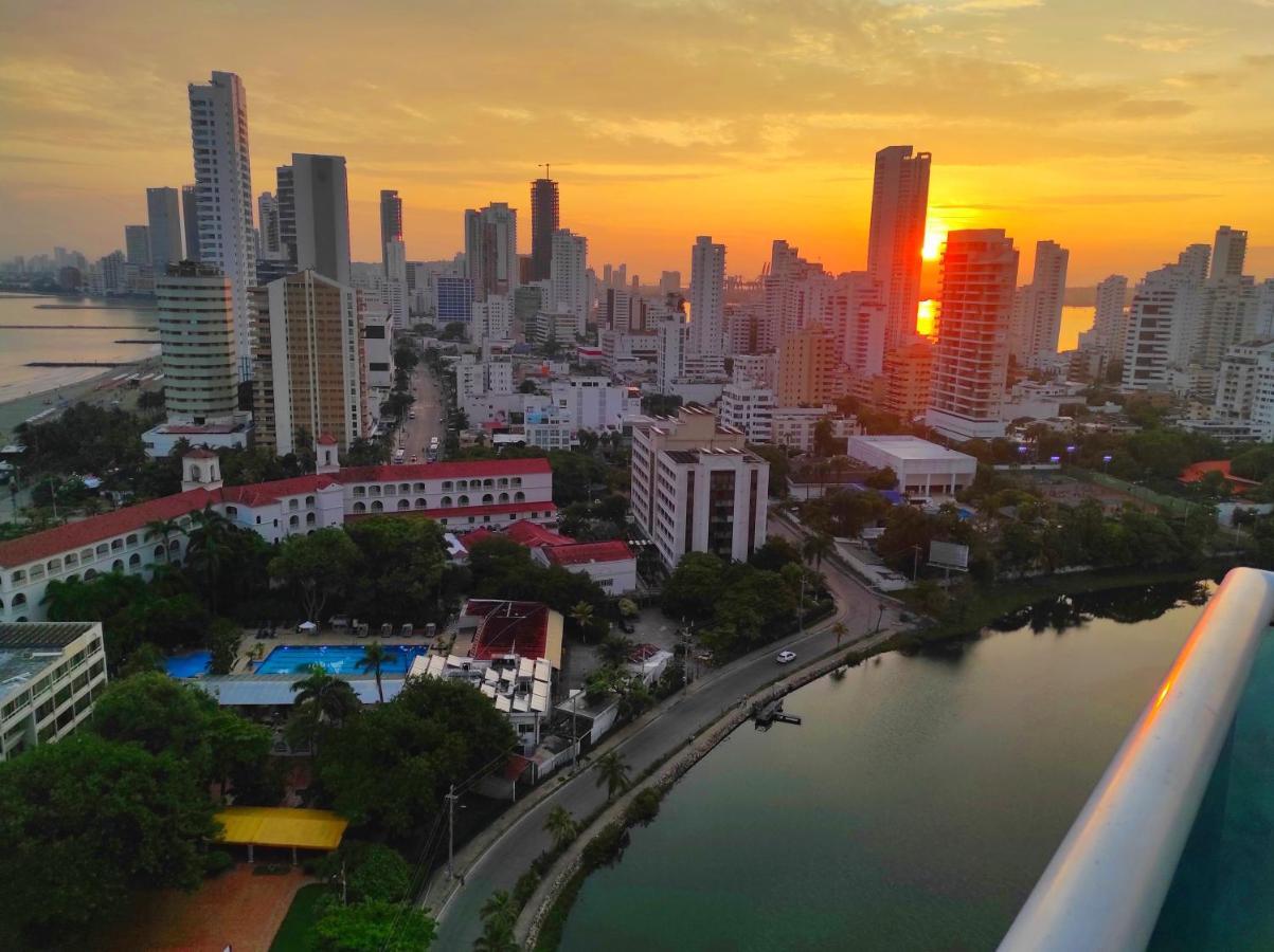 Apartamento De Lujo Con Vista Al Mar - Excelente Ubicacion Cartagena Kültér fotó