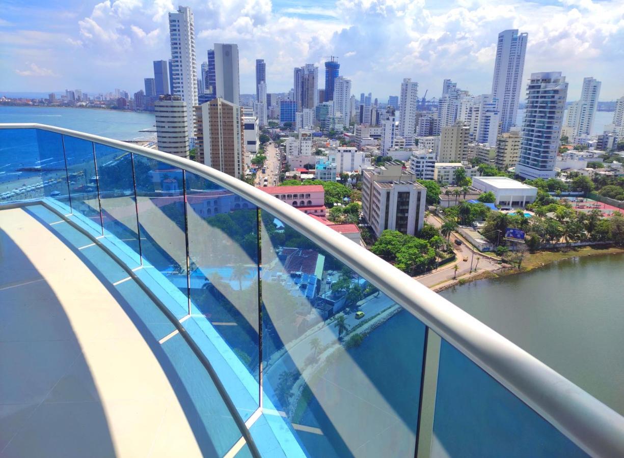 Apartamento De Lujo Con Vista Al Mar - Excelente Ubicacion Cartagena Kültér fotó