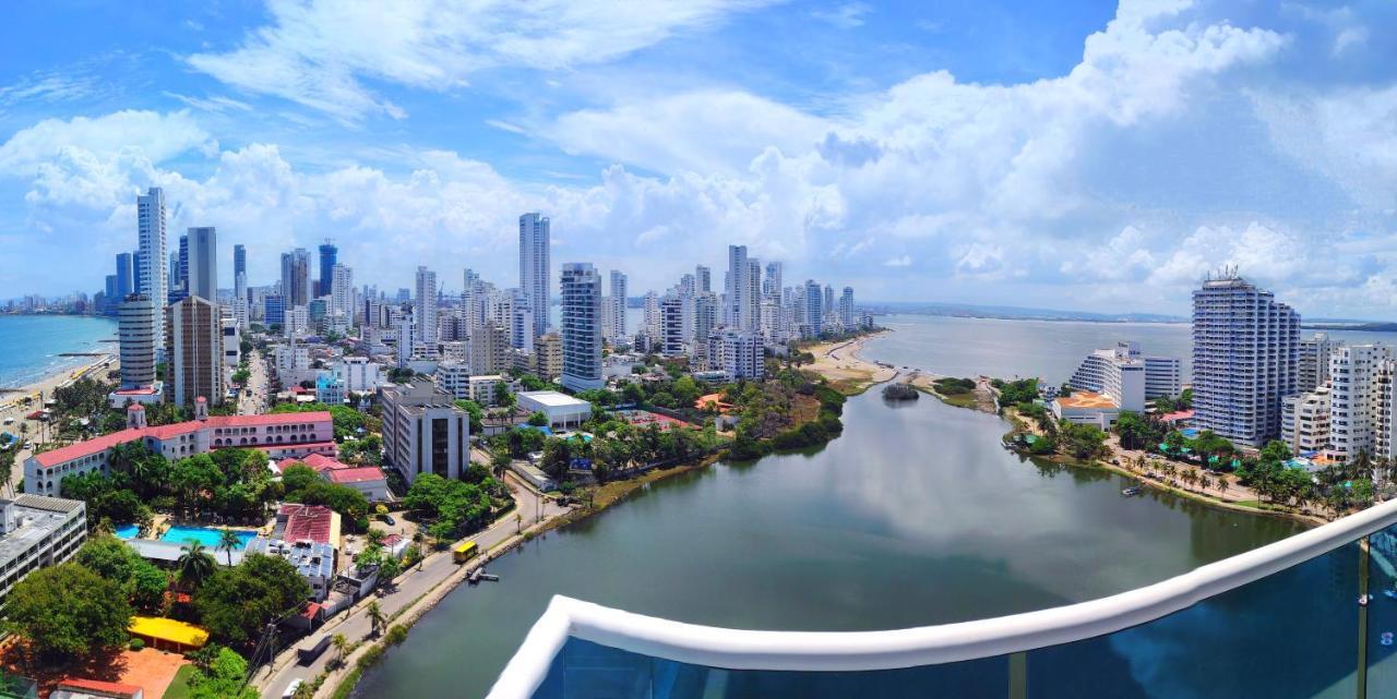 Apartamento De Lujo Con Vista Al Mar - Excelente Ubicacion Cartagena Kültér fotó