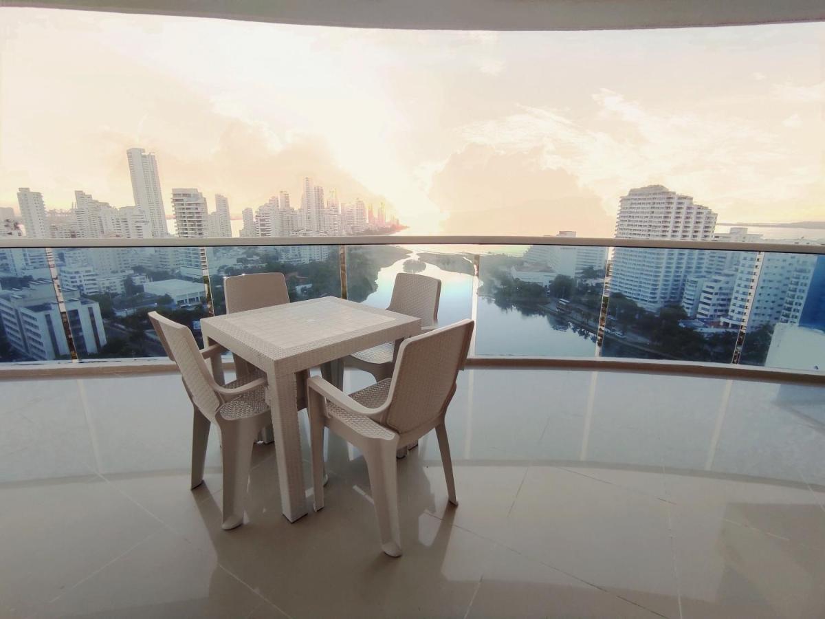 Apartamento De Lujo Con Vista Al Mar - Excelente Ubicacion Cartagena Kültér fotó