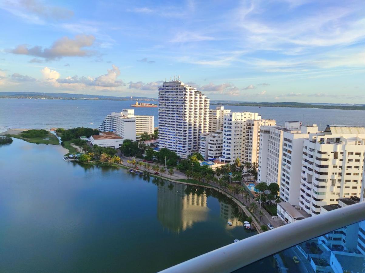 Apartamento De Lujo Con Vista Al Mar - Excelente Ubicacion Cartagena Kültér fotó